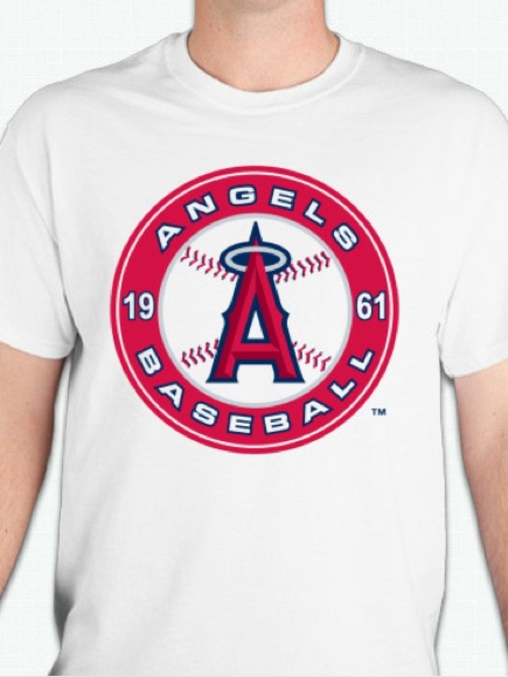 Los Angeles angels  retro logo tshirt shirt Unisex 100 percent cotton brand new